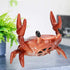 GOWENIC 2 in 1 Portable Speaker, Crab Shape Bracket, 360 Degree Surround Sound Speaker for Desktop (Red)