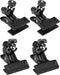 QWORK 4 Pack Multifunctional Tripod Camera Clamp Flash Holder with 360 Swivel Tripod