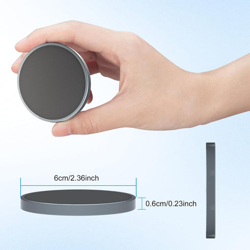 ThtRht 1/4''-20 1/4" Magnetic Phone Mount Holder with Thread Screw Adapter for MagSafe Camera Tripod Selfie Monopod