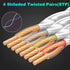 Cat 7 Ethernet Cable 30 ft, High Speed Internet Network Cable with Gold Plated RJ45 Connector, Shielded Flat Patch Cord