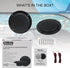 Herdio 4 Inches Waterproof Marine Ceiling Speakers - 160 Watts Power, Low Profile Design, 1 Pair (Black)