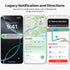 Hendari 1 Pack, 5.3 Keys/Luggage/Backpack CR2032 Air Tracker Tag Black - Bluetooth Tracker and Item Finder Work