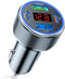 USB C Car Charger Adapter, 78W 4 Port Metal Car USB Charger with Voltmeter, Fast Charging for iPhone