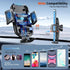 Upgraded 3-in-1 Car Phone Holder Mount, Powerful Suction for Dashboard, Air Vent, Windshield, for All Phones