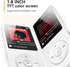 AGPTEK A02 MP3 5.3, 1.8 inch 128GB(White, 64GB) Player with Bluetooth Screen Portable Music Player with Speaker, FM
