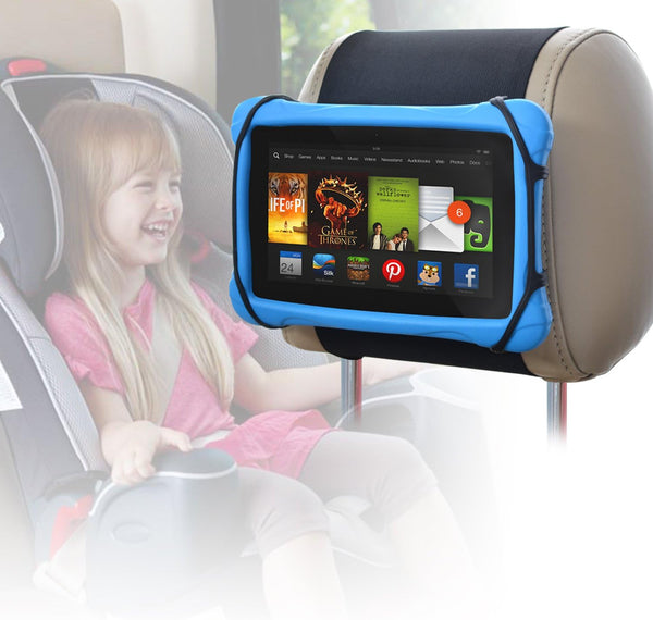 Car Headrest Holder, Silicon Mount for 7-10 Inch Fire Tablets