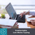 Wireless Keyboard - Dual Channel Multi-Device Bluetooth Keyboard, Portable Slim for Tablet and PC