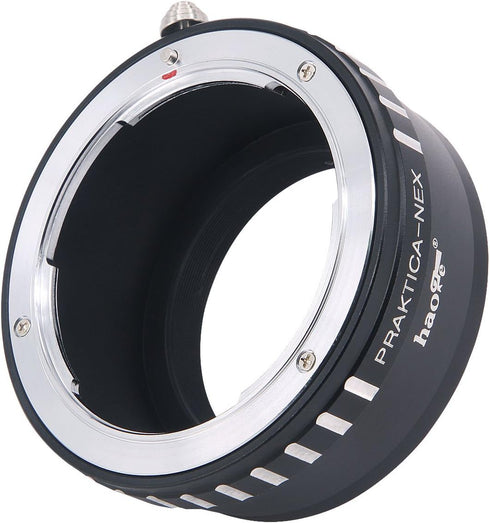 Haoge Manual Lens Mount Adapter for Praktica B PB mount Lens to Sony E mount NEX Camera as a3000 a3500 a5000 a5100 a6000 a6400 a6500 A7 A7R A7S A7II A7RII A7SII A7III A7RIII A9 VG20 VG30 FS700 FS7 FS5