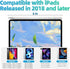 Stylus Pen for iPad 2018- Later, Hidden Charging Port Alternative to Apple Pencil USB-C, Compatible with iPad Mini 5/6,