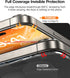 iPhone 15 Pro Max Screen Protector - TORRAS Diamond Shield, 9H+ Military-Grade, Unbreakable Tempered Glass, Full