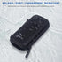 FiTSTILL Black PU Mini Hard Shell Travel Case for Insta360 X4, Water-resistant Protective Accessories Kit