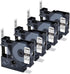 A45013 D1 Label Tape S0720530 for Dymo Label Maker Refills d1 45013, 1/2 in x 23 Ft, 4-Pack