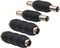 5.5mm x 2.1mm DC Power Adapter, (2 Pairs) Female to Female Coupler, Male to Male Coupler for LED/CCTV Camera