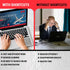 Synerlogic Mac OS Shortcuts Sticker - 5pcs Keyboard Stickers for macOS, No-Residue Laminated Vinyl Cheatsheet