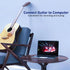 2pack 1/8 to 1/4 Stereo Audio Cable, 6.35mm 1/4" Male to 3.5mm 1/8" Male TRS Bidirectional for Guitar, Laptop, Speaker
