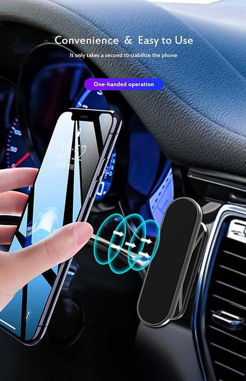 MQAPZLS 360 Cradle2 Phone Holder for Car Magnetic Mount with Rotation, Universal Magnet Mobile Phone Mount Dashboard