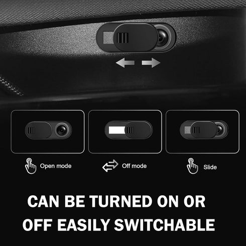 Foelony 3 Car Camera Slider Cover, Ultra-Thin Camera Protection Cover, Anti-Scratch Webcam Covers for Privacy