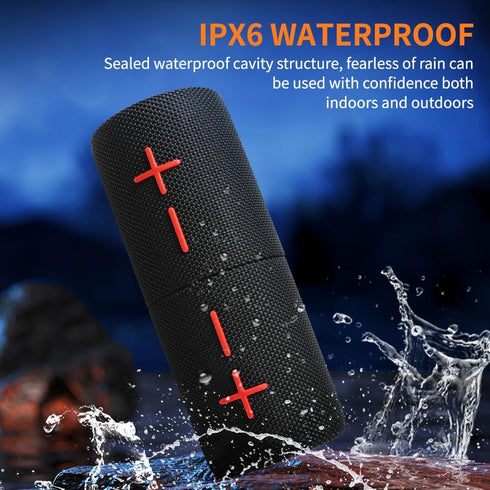 CYBORIS 2 1 IPX6 20W V5.3, 24H in Magnetic Dual Splittable Bluetooth Speaker, Waterproof Split Portable Wireless