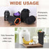 2 4" 10" PATIKIL Pcs Camera Lens Pouch, ID x H Drawstring Lens Pouch Protective Camera Lens Case Bag Soft Plush