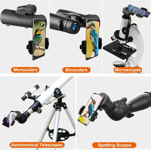 Eyeskey Universal Phone Adapter, Capture Moments with Smartphone through Binoculars, Monoculars, Scopes, Telescopes