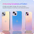 LONLI Hue iPhone 15 Plus Case - Iridescent, Shockproof, 10FT Drop Protection, Color Changing Effect | Unique & Cute