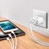 Amoner USB Wall Charger, 2-Pack Upgraded 15W 3-Port USB Charging Blocks, iPhone Plug Adapter Wall Charger Cube for