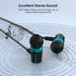 Rayleigh USB C Headphones with Microphone, 3 Pack Wired Earbuds with Heavy Bass, Compatible with iPad and Android Phones