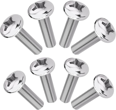 M4 Screws M4x12mm for TV Mount or Monitor 30 Inch or Small VESA Mount Screw Mounting Phillips Head Screw Pack of 8