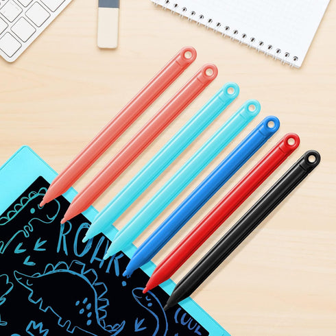 28 Pcs Replacement Stylus Drawing Pen and Lanyard Set for Tablet Writing, Kids Drawing Board, Doodle Pad, 4.7 Inch