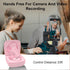 TIK Tok Bluetooth Remote Control Page Turner for iPhone, Android, Ipad, Cell Phone Camera Remote Shutter, Pink