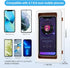 KUNSLUCK Waterproof Shower Phone Holder, Anti-Fog Touch Screen Wall Mount Case for 4.7"-6.8" Mobile Phones