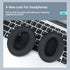 Fabric Replacement Ear Pads for Sony WH-1000XM4 Wireless Headphones, Compatible Earpads with Smooth Fabric & Memory Foam