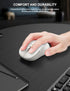 Trueque 2.4GHz 3 6 M01 Wireless Mouse for Laptop, Ergonomic Computer Mouse with Back & Forward Buttons, Adjustable DPI