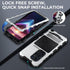 Heavy Duty Metal Aluminium Bumper Case for Samsung Galaxy S24 Ultra with Built-in Screen Protector, Military Grade
