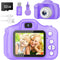 Kids Camera for Boys and Girls, GPOSY Digital Camera with 32GB SD Card, Video Recorder 1080P HD (Purple)