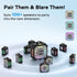 INSMY Bluetooth Speaker, IPX7 Waterproof, Portable Shower Speaker, 24H Playtime, RGB Lights, Wireless Sync for Outdoor