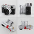 Haoge LH-X53W 3in1 Lens Hood with Adapter Ring and Cap Set for Fujifilm x100vi, X70, X100 Series Cameras