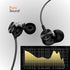 Betron BS10 Wired Earphones: Noise-Isolating In-Ear Buds with Microphone, Volume Control & Powerful 12mm Bass Drivers.