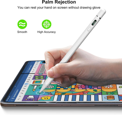 Pencil 1st Generation for Apple - Stylus Pen for iPad (2018-2023) with USB C Charging, Palm Rejection