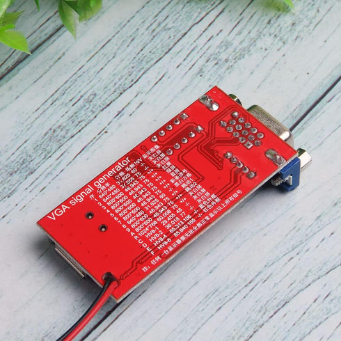 Comimark 2Pcs VGA Signal Generator, LCD Display Tester, 7V-12V Power Input