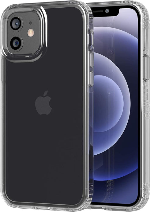 tech21 Evo Clear Phone Case for Apple iPhone 12 Pro, 10 ft Drop Protection