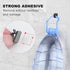100 PCS Adhesive Cable Clips Black, Upgraded Wire Holder for Wall Cord Organizer, Outdoor Light Clips for Management