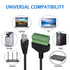 Poyiccot RJ45 Screw Terminal Adapter, RJ45 Male to 8 Pin Screw Terminal Connector for Cat5/6/7 AV CCTV, 12inch