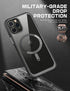 SUPCASE Black iPhone 13 Pro Max Case (Unicorn Beetle Mag), Compatible with MagSafe, Military-Grade Protection, Slim
