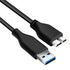 20cm 3.0 4.8 SaiTech IT USB Cable A to Micro B high Speed Upto Gbps Data Transfer Cable for Portable External Hard