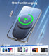 DICMKY 15W 17/16/15/14/13/12 S25 Long-arm Wireless Magnetic Car Phone Holder Mount with Cooling Fan & RGB Lights, Fast
