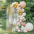 LFoveYuamer 7.2 Ft Arch Backdrop Cover, Yellow Sage Green Grey Decorative Wedding Arch Covers Spandex Fitted, Modern