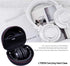 Audio-Technica ATH-M30X / ATH-M50X / ATH-M40X / ATH-M50xBT2 Headphone Case - Hard Protective Travel Bag (Black)