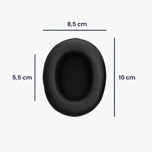 kwmobile 2X Replacement Ear Pads for Kingston HyperX Cloud Alpha/Alpha S/Cloud Flight/Flight S - Black Earpads