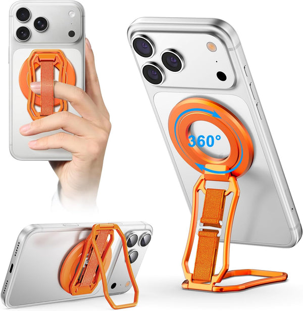Oerwni Oerwin for Magsafe Phone Grip Stand, 6-in-1 Magnetic Phone Holder for Magsafe